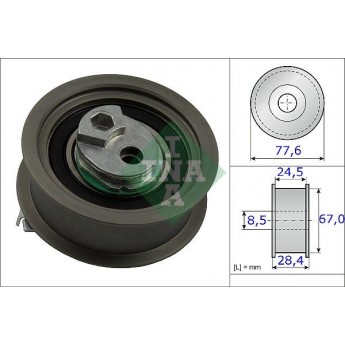 Ролик натяжной ремня ГРМ AUDI. SEAT. SKODA. VW 2.0TFSi 16V 06>