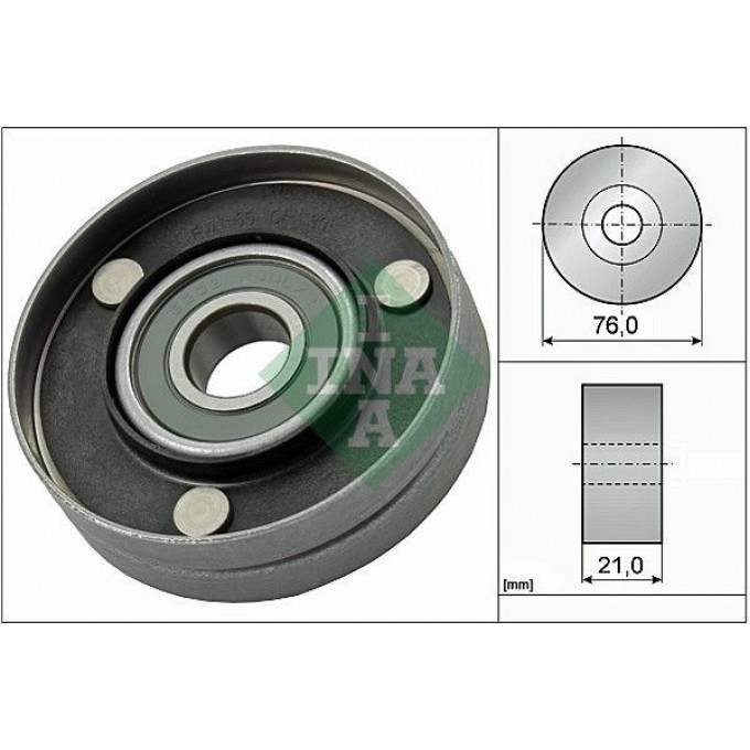 Ролик ремня приводного INA 532056710