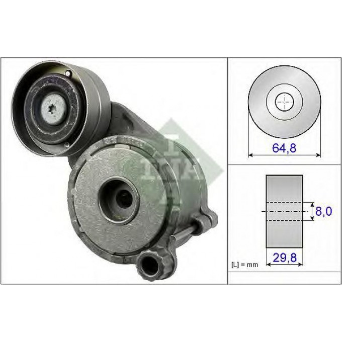 Натяжитель ремня ДВС MERCEDES C III W204 2011-2013 534050610