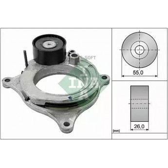 Ролик С Натяжителем Ремня Двс В Сборе INA арт. 534 0598 10