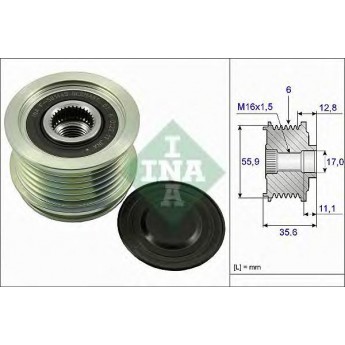 Шкив генератора INA 535004110