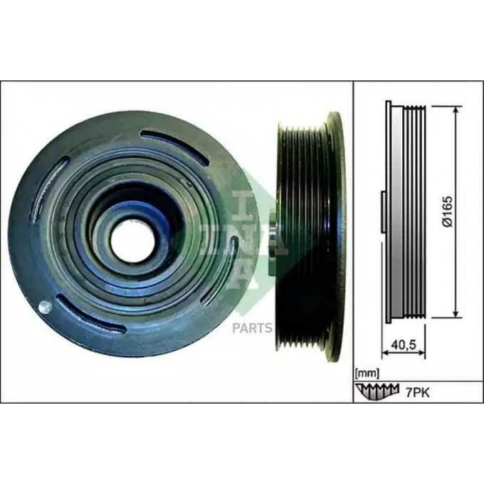INA Шкив коленвала 1шт 544009810